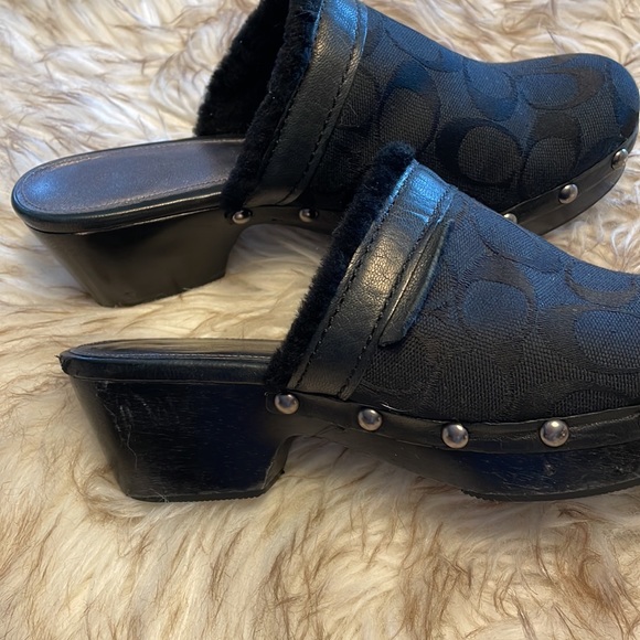 Coach Fleece Lined Mule - Picture 7 of 7